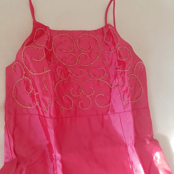 Zum Zum by Niki Livas Spaghetti strap Gown Dress - Picture 5 of 16